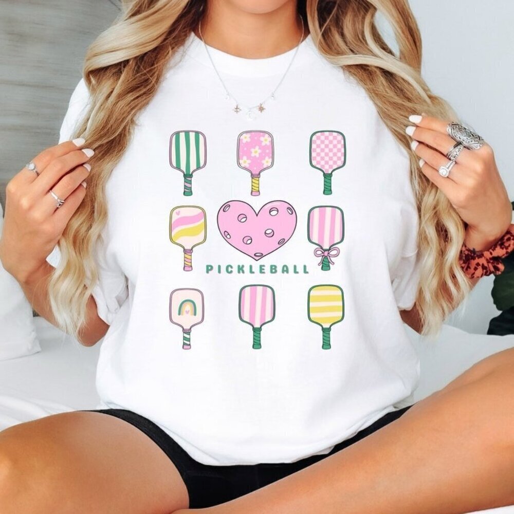 Cute Graphics Tee Shirt Is Perfect Gift For Pickleball Players